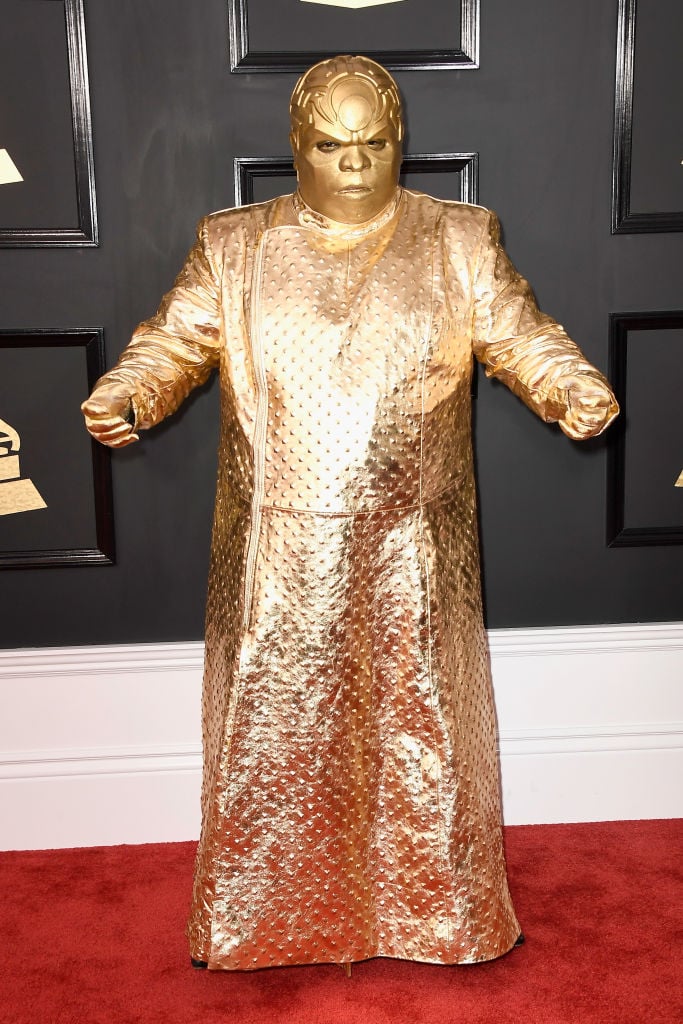 Singer Gnarly Davidson (aka CeeLo Green) attends The 59th GRAMMY Awards