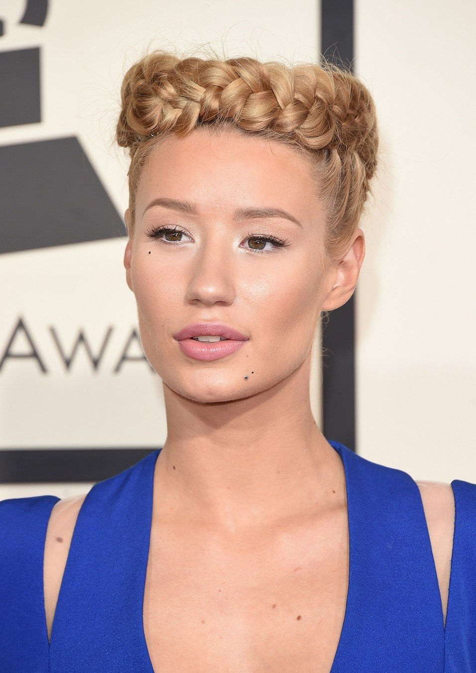 Singer Iggy Azalea attends The 57th Annual GRAMMY Awards at the STAPLES Center
