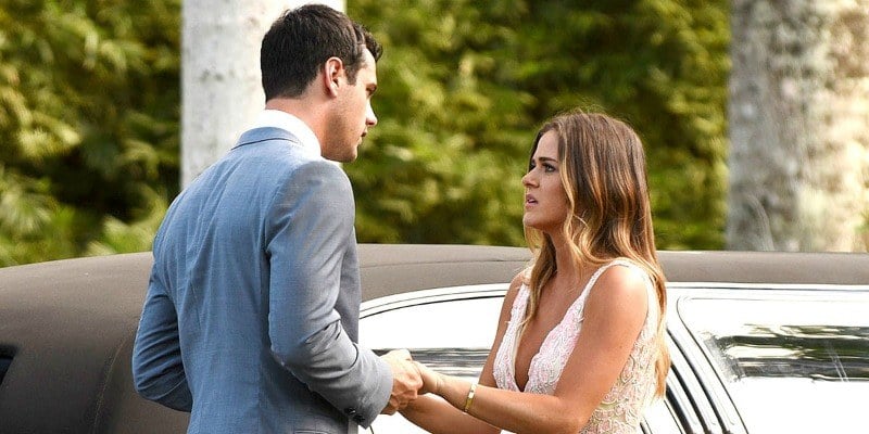 Ben and JoJo on holding hands on 'The Bachelor'. Ben and JoJo on holding hands on 'The Bachelor'.