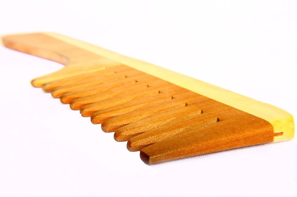 wooden comb
