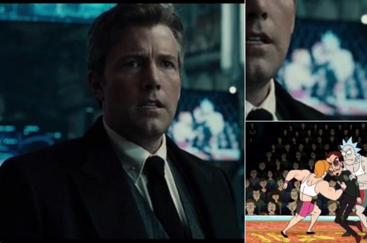 Rick and Morty in the Justice League trailer