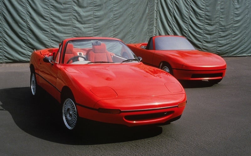 Early Mazda Miata development pics