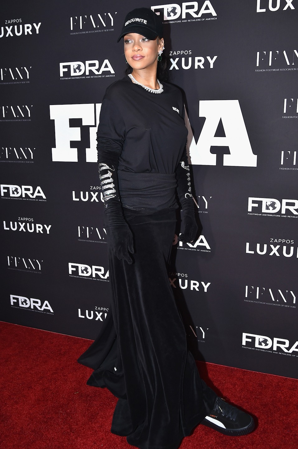Rihanna attends the 30th FN Achievement Awards at IAC Headquarters