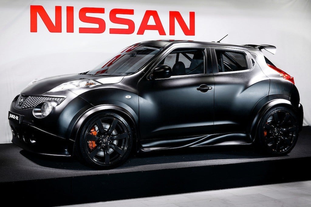 A Nissan Juke R on display