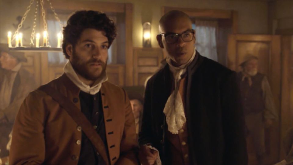 Adam Pally and Yassir Lester play time-traveling professors in Fox's Making History