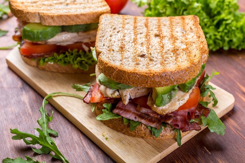 Lettuce and Tomato Sandwiches