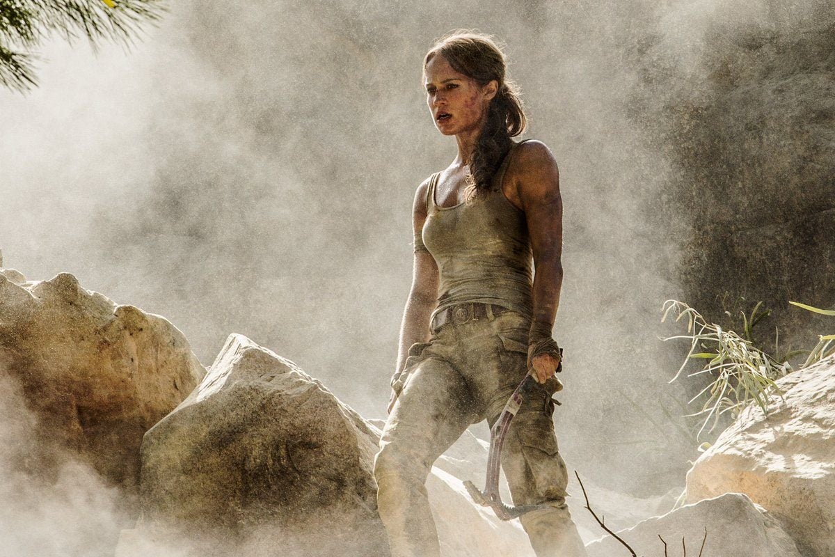 Alicia Vikander plays Lara Croft in Tomb Raiders