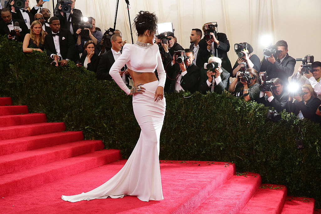 Rihanna attends the "Charles James: Beyond Fashion" Costume Institute Gala