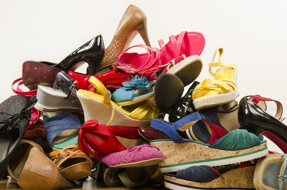 Stack of shoes