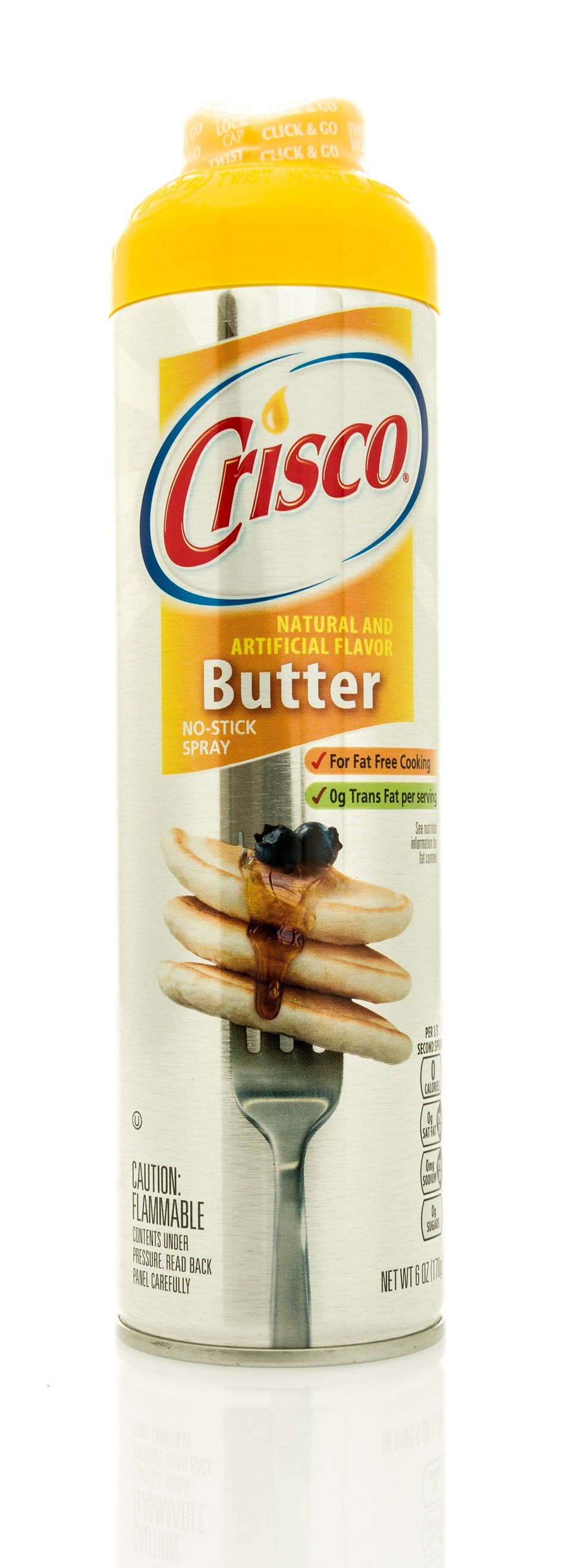 Can of Crisco no stick spray