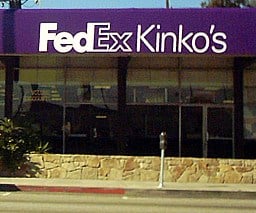 exterior of a FedEx Kinko's