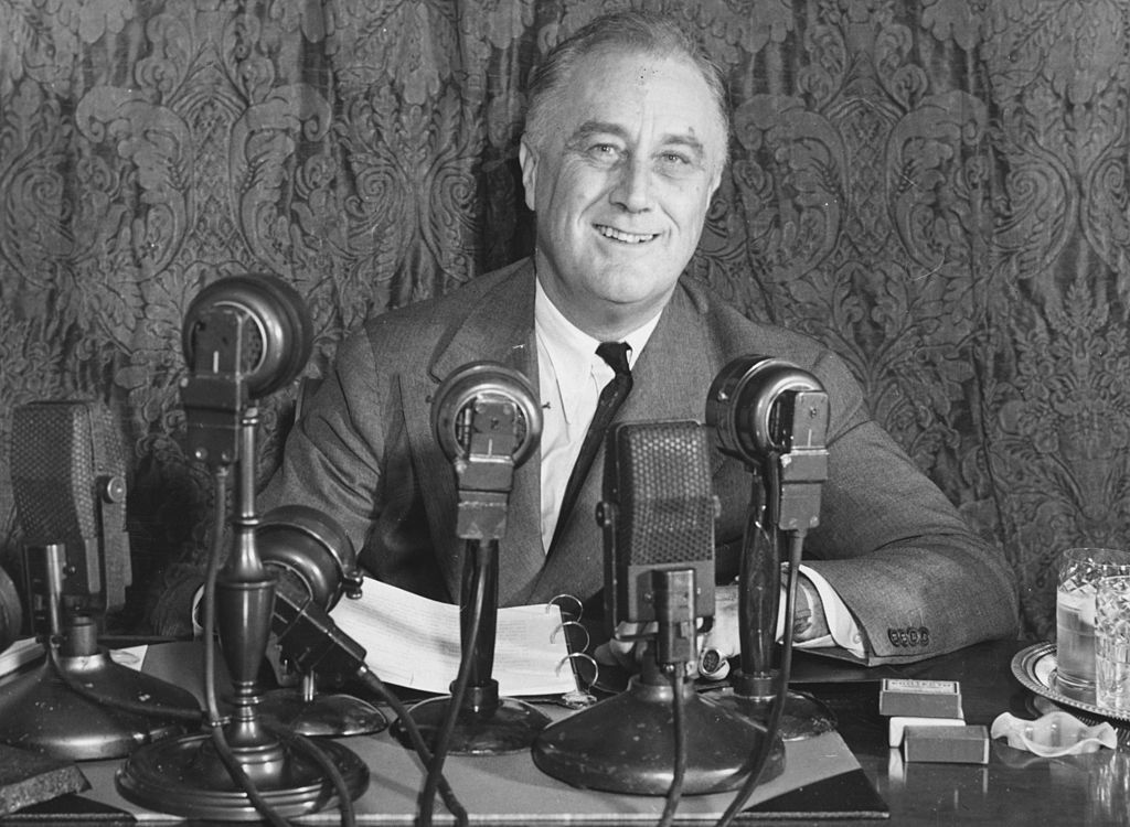 United States president Franklin Delano Roosevelt