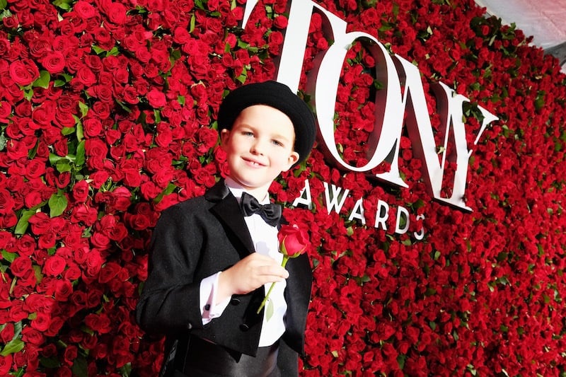 Iain Armitage attends the 70th Annual Tony Awards