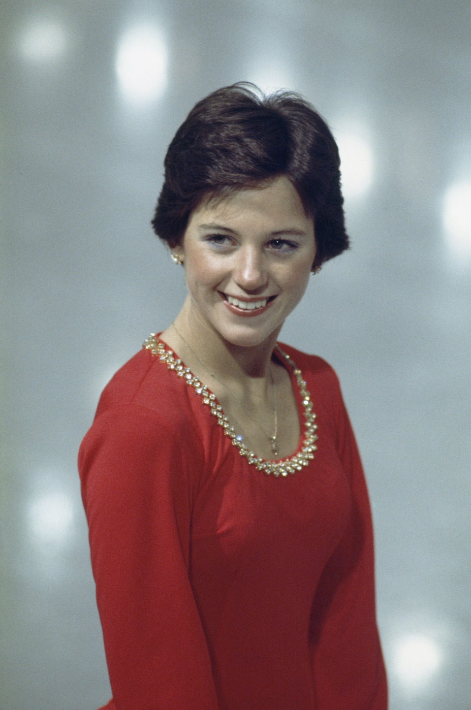 American figure skater Dorothy Hamill