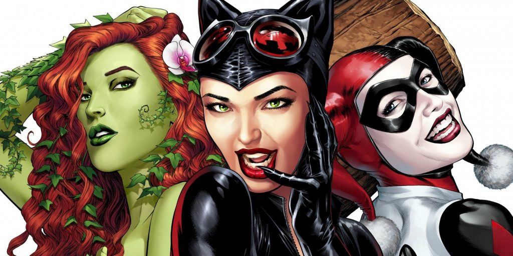 Poison Ivy, Catwoman, and Harley Quinn
