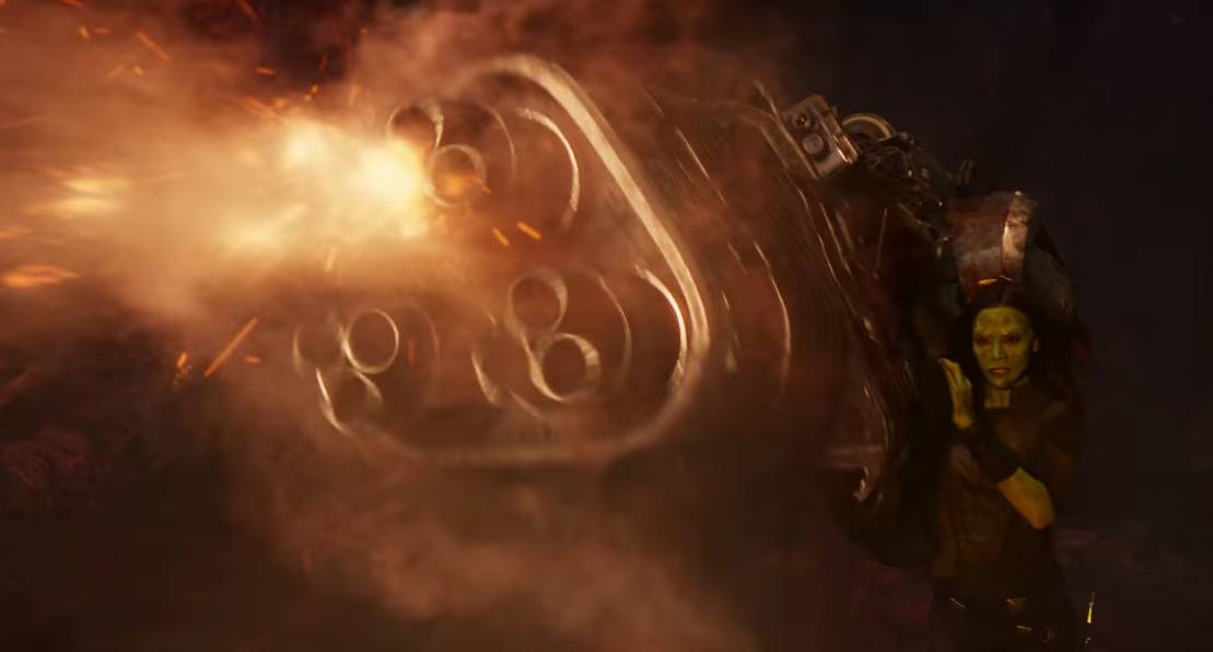 Gamora in Guardians of the Galaxy Vol. 2