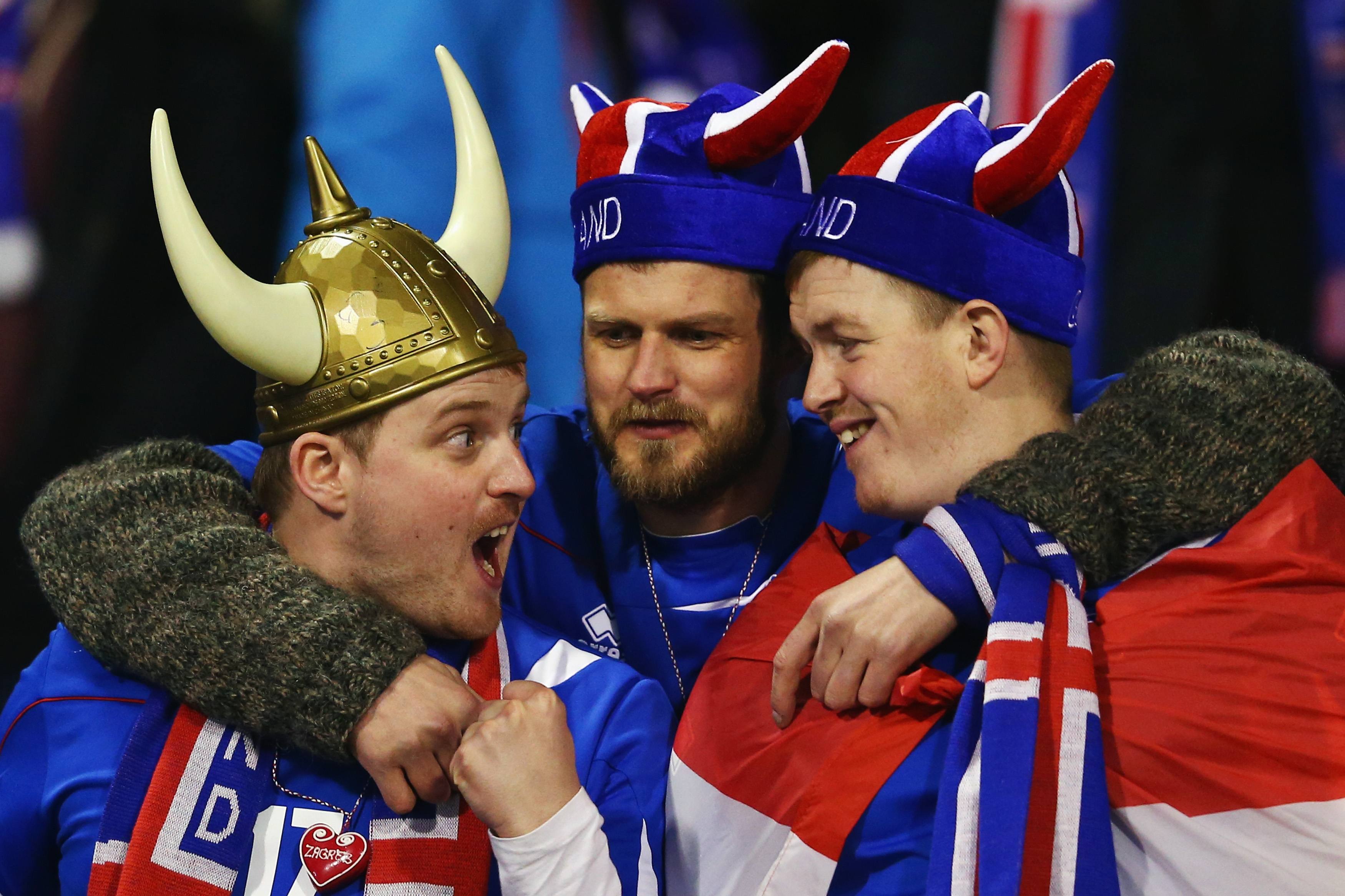 Fans of Iceland at the 2014 World Cup