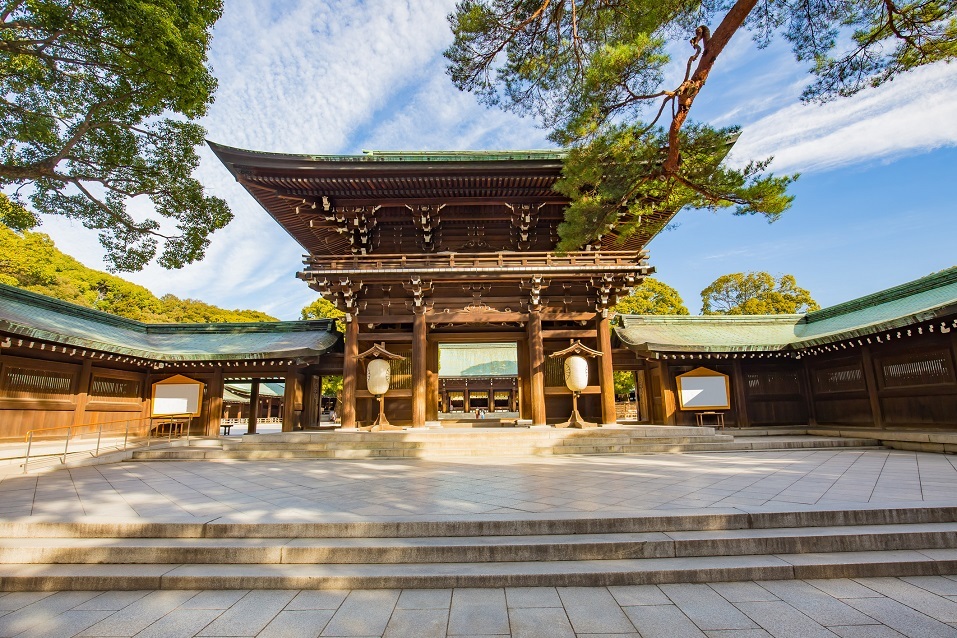 Meiji Shrine located in Shibuya, Tokyo
