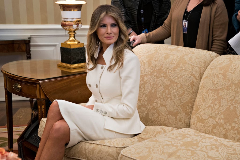 U.S. first lady Melania Trump