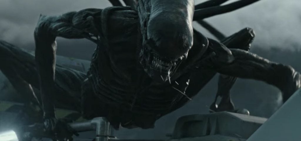 The Xenomorph comes out in Alien: Covenant