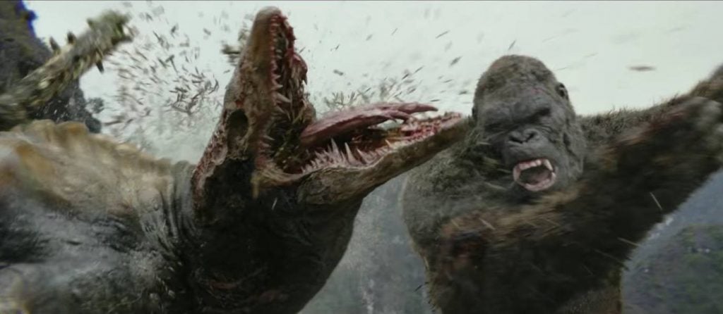 Kong goes toe-to-toe with a Skullcrawler