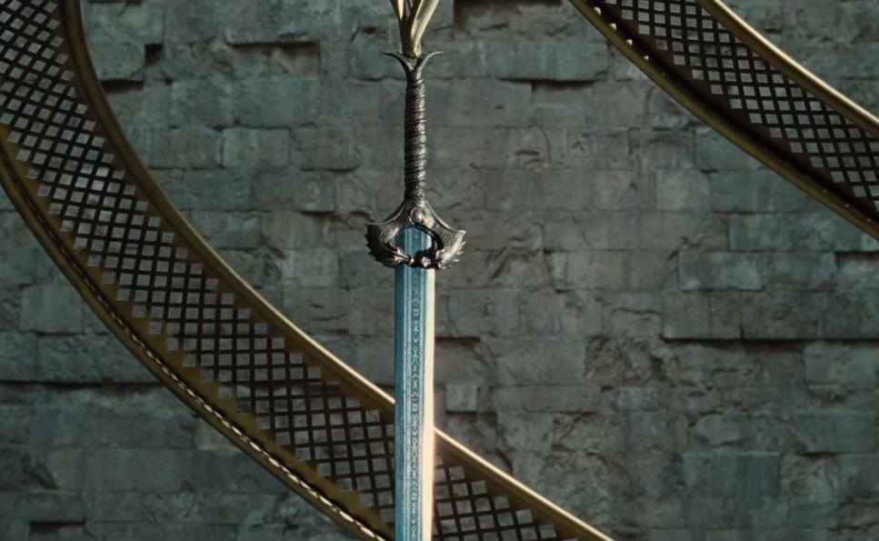 The God Killer Sword in the latest Wonder Woman trailer