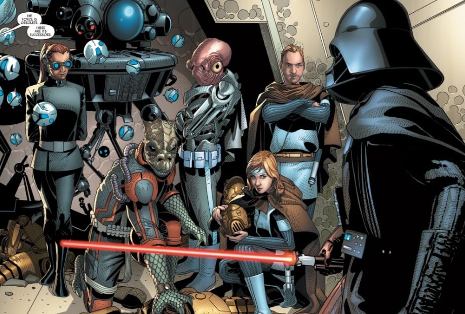 Darth Vader and his replacements in the Marvel Comics series