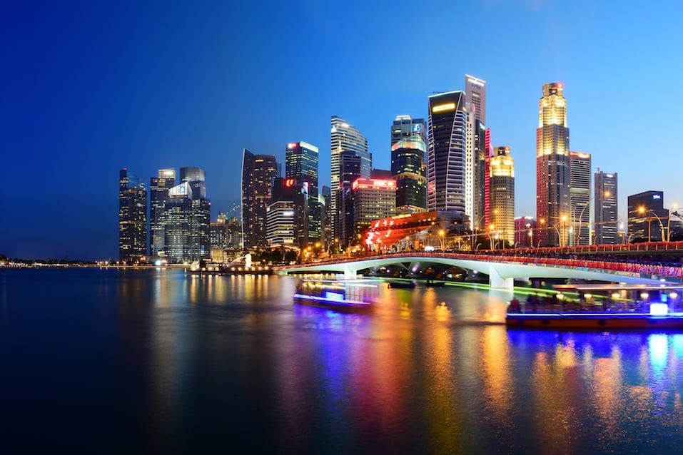 Singapore Panoramic Cityscape