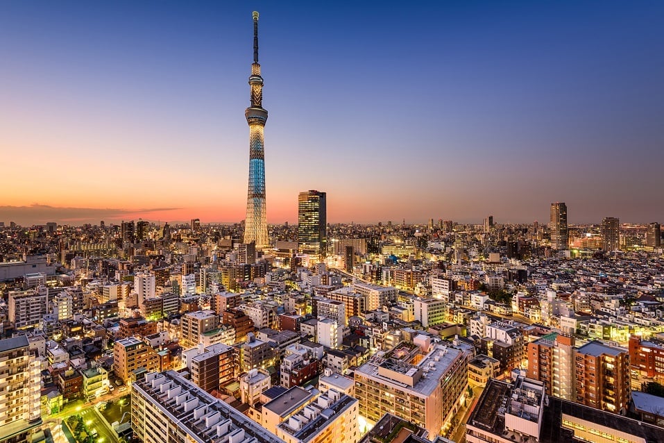 Tokyo, Japan cityscape