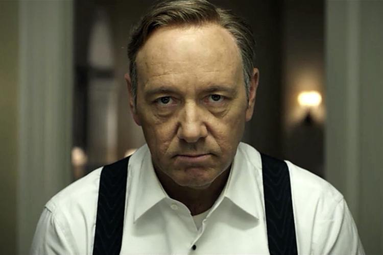 Kevin Spacey plays Frank Underwood in Netflix's House of Cards