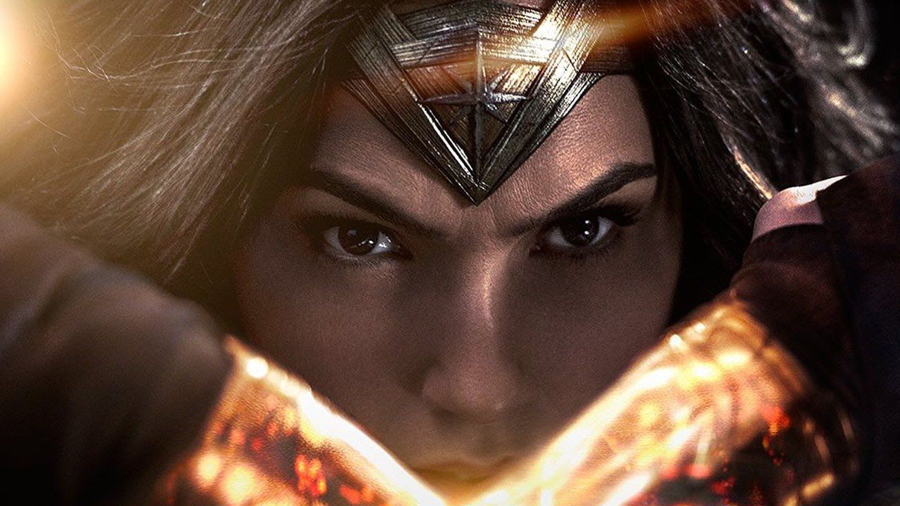 Gal Gadot as Wonder Woman looking fierce
