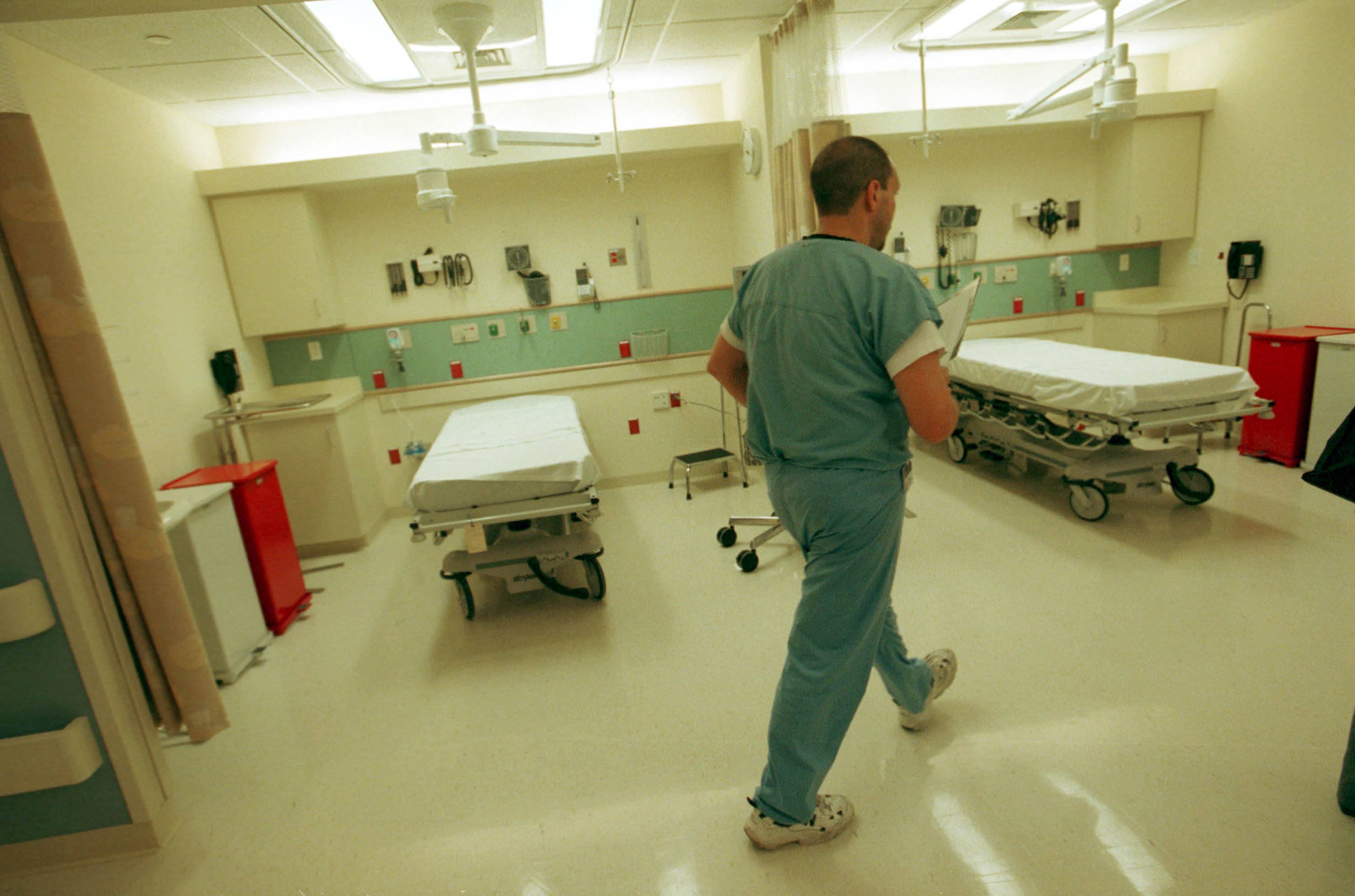 hospital bed