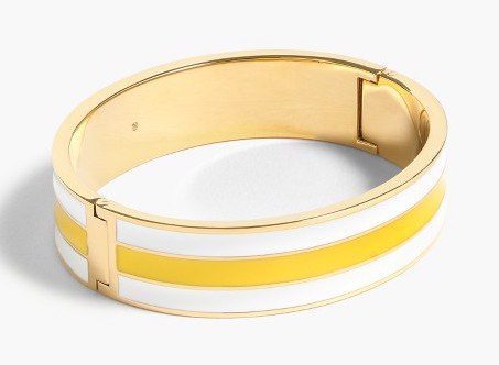 Rugby-Stripe Clamp Bracelet