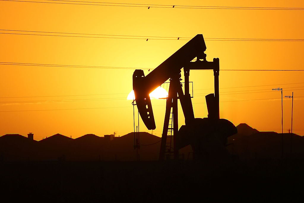 pumping oil