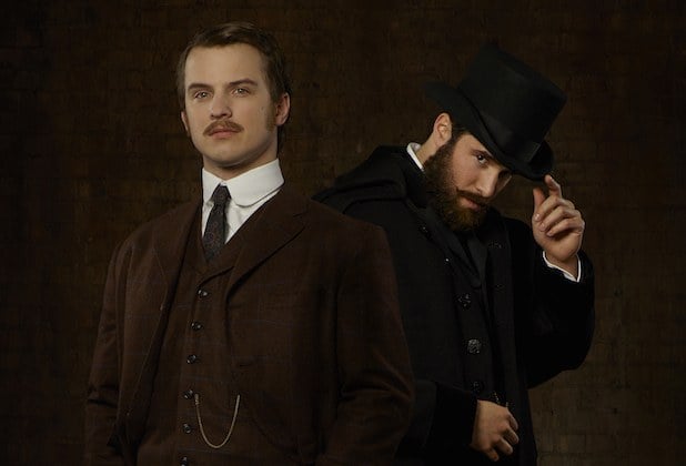  ABC's “Time After Time" stars Freddie Stroma as H.G. Wells and Josh Bowman as John Stevenson. 