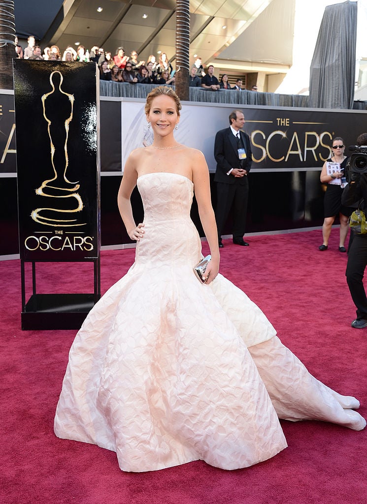 Actress Jennifer Lawrence arrives at the Oscars