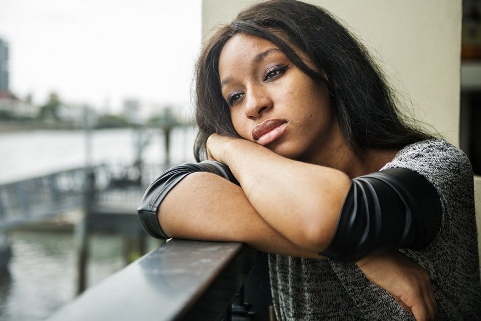 depressed woman depressed woman