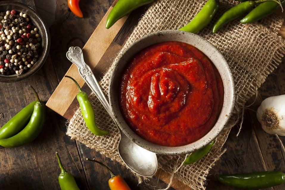 Hot Spicy Red Sriracha Sauce