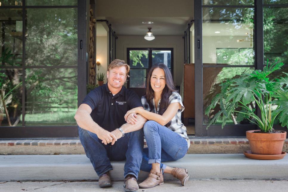 Joanna and Chip stretched their stylistic parameters on this project, refashioning an ordinary suburban home into a showplace with a distinctly modern aesthetic.