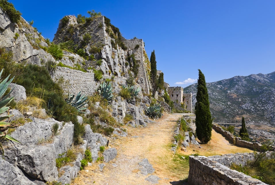Old fort in Klis, Croatia