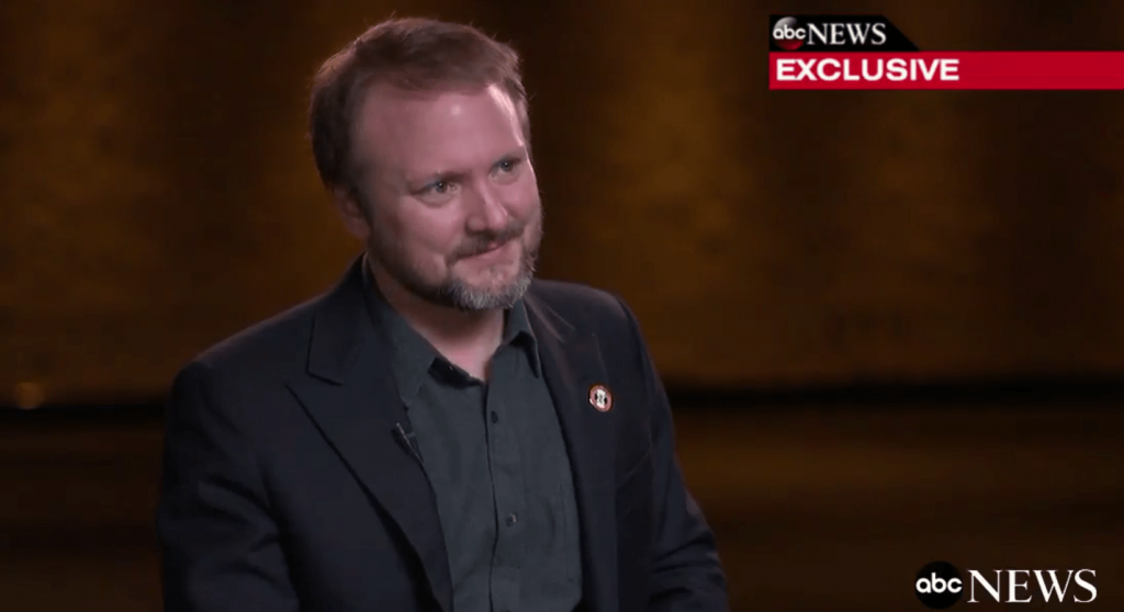 Rian Johnson in an interview with Good Morning America