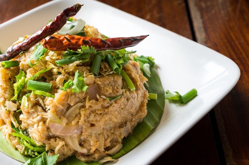 Crushed jackfruit