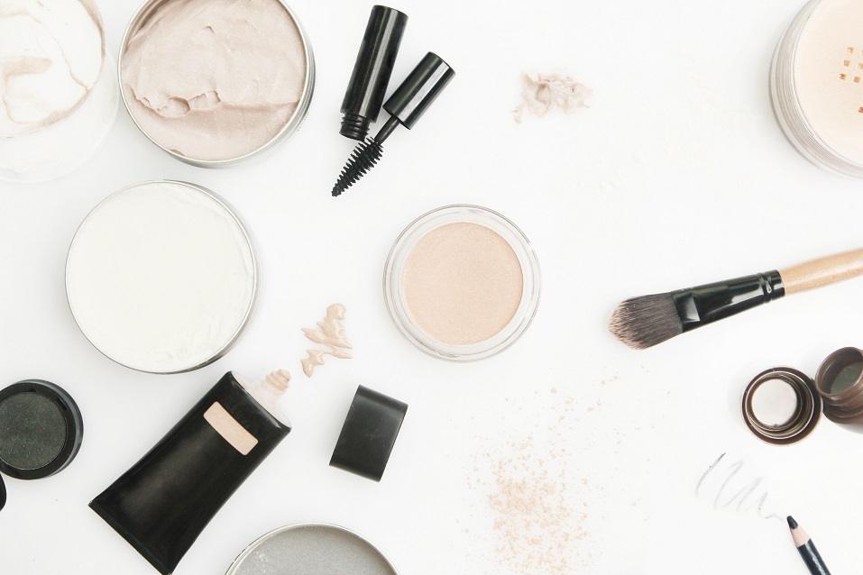 different cosmetics products
