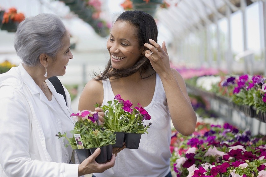 Mother and Daughter shopping together