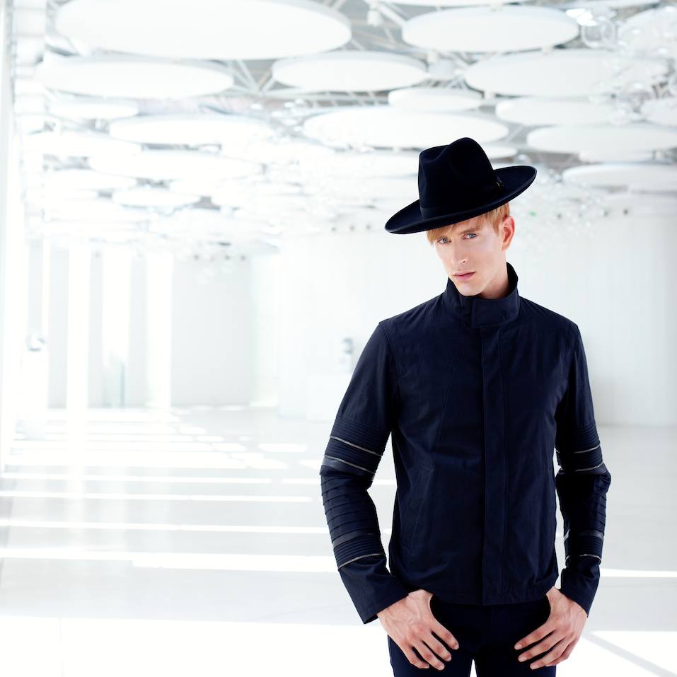 Black far west modern fashion man