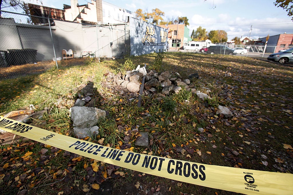 Detroit crime scene