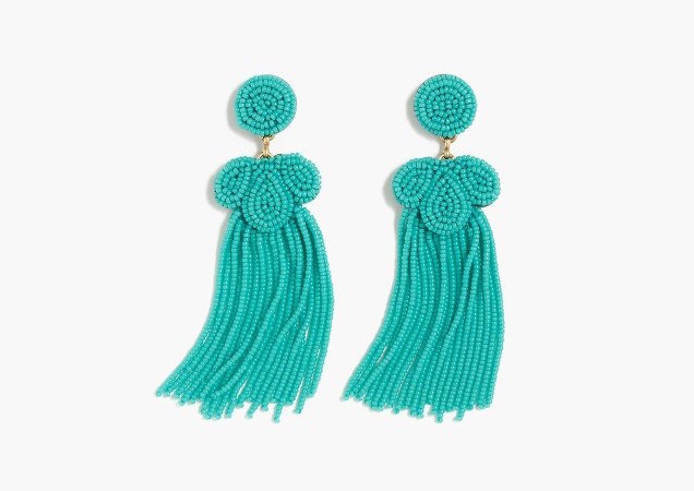 Beaded Tassel Earrings