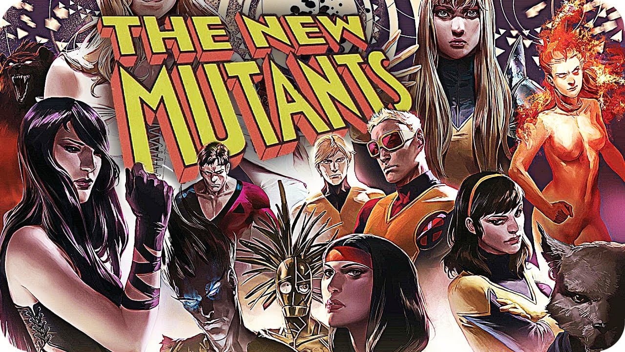 The cover of a The New Mutants issue