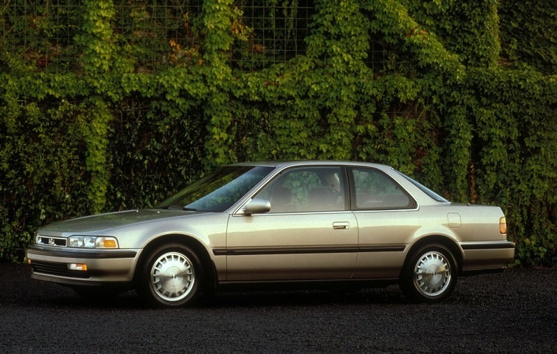 View of Honda Accord EX Coupe from 1991 model year