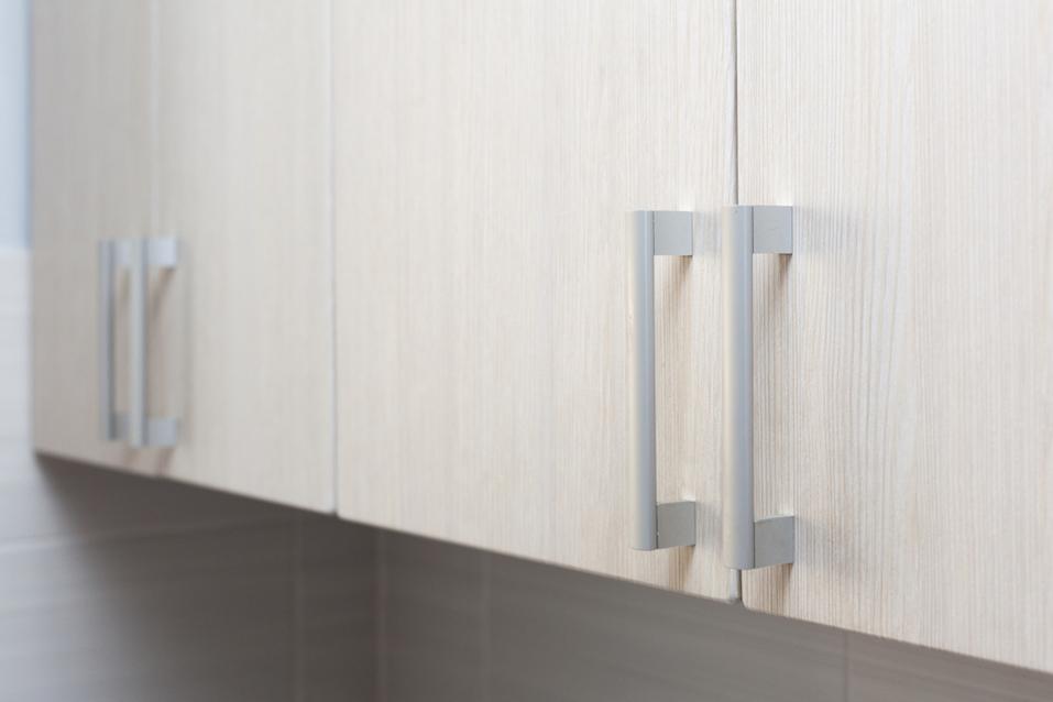 door handles on cabinets